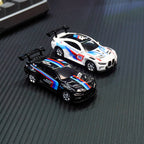 1:64 Mini RC Drift Racing Car – Dual Mode 2.4GHz Alloy Car with LED Lights (2 Colors)