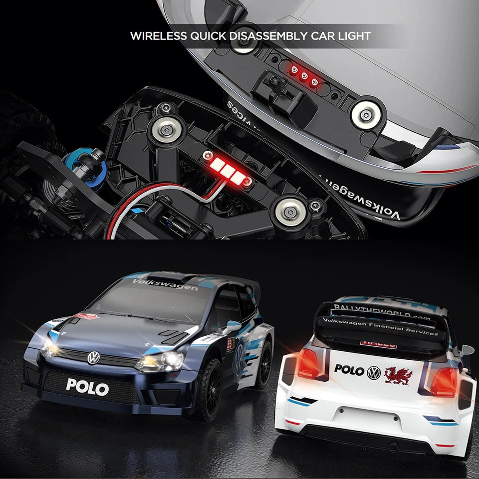 POLO Model 1/10 Scale 4WD Electric RC Rally Car With Brushless Motor 70KM/H 3S RTR