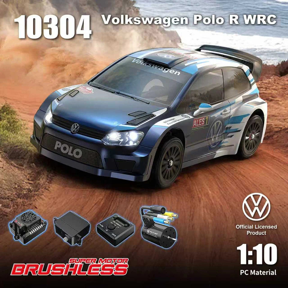 POLO Model 1/10 Scale 4WD Electric RC Rally Car With Brushless Motor 70KM/H 3S RTR
