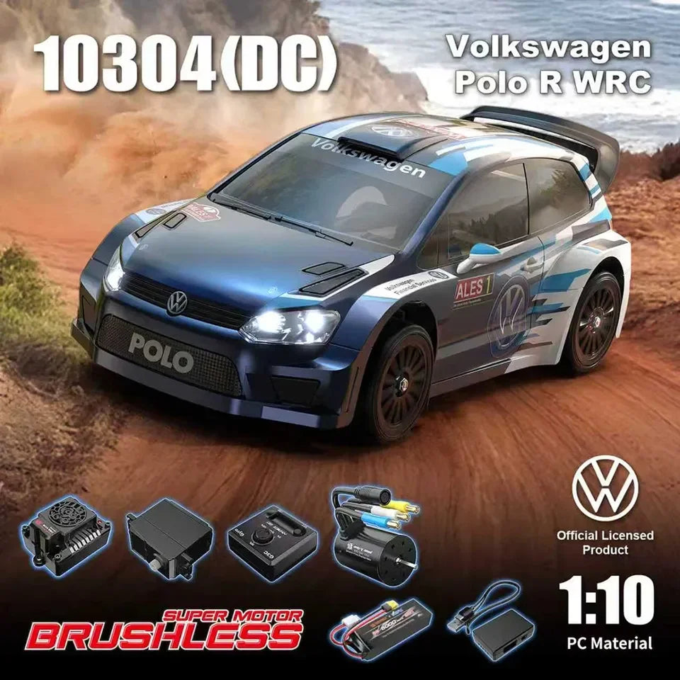 POLO Model 1/10 Scale 4WD Electric RC Rally Car With Brushless Motor 70KM/H 3S RTR