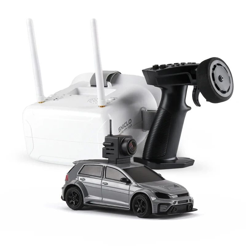 All Wheel Drive Drift RC Racing Car 4WD FPV First Person Camera Goggles 2.4G Proportional Remote LED Lights