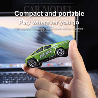 Mini Cybertruck Die-casting Rc Car 2WD 1:64 Modle Scale 2.4GHz 3-Speed Mode for Kids