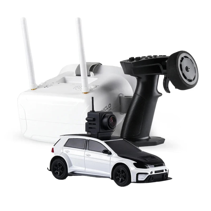 All Wheel Drive Drift RC Racing Car 4WD FPV First Person Camera Goggles 2.4G Proportional Remote LED Lights