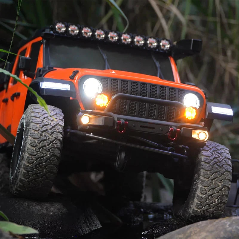 1:7 Scale 4WD Brushless RC Rock Crawler Truck RTR – Long Range Off-Road Adventure