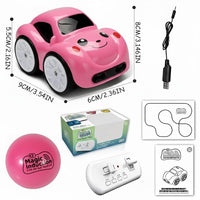 2.4GHz RC Car for Kids – Intelligent Sensor Stunt Car with Chase & Follow Modes, Music, LED Lights & Rechargeable Battery