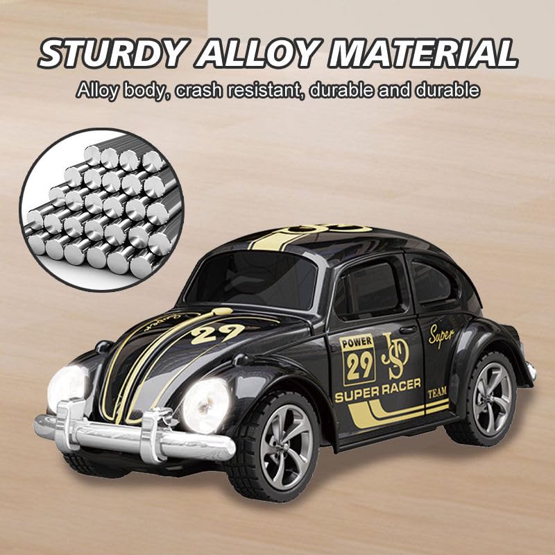 Pocket Size Remote Control Car with LED Lights, App Control & Rechargeable Battery (3 Colors)