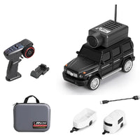 1:64 Mini Remote Control Car with FPV Camera Storage Bag RC Drift Car