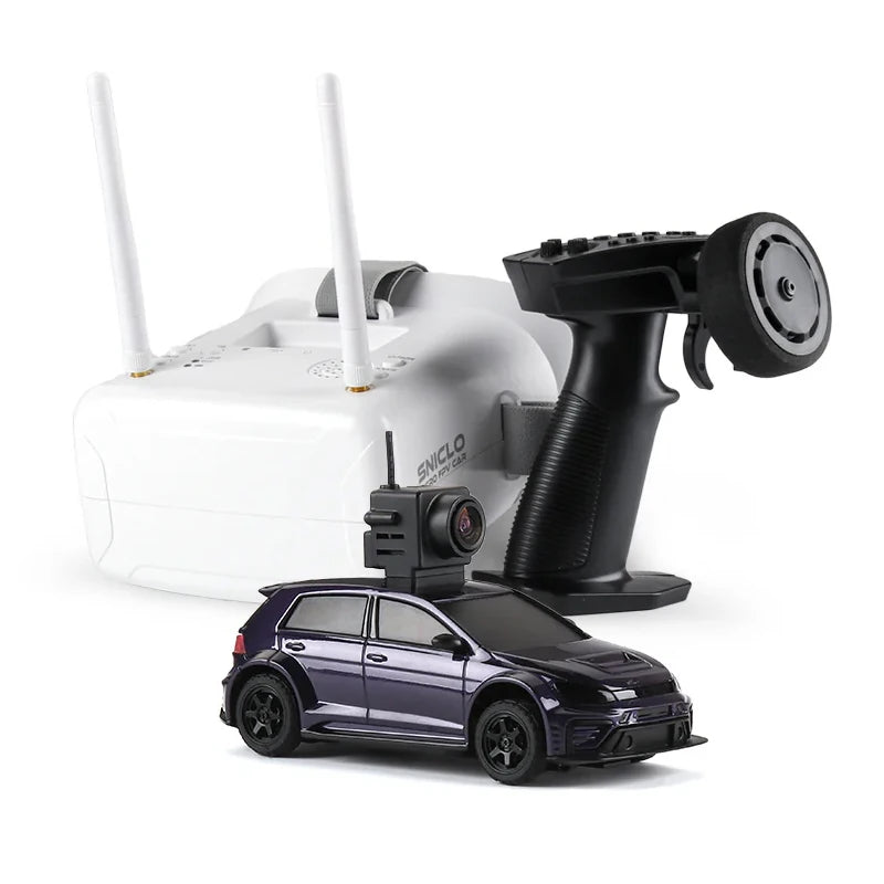All Wheel Drive Drift RC Racing Car 4WD FPV First Person Camera Goggles 2.4G Proportional Remote LED Lights