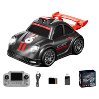 Mini Cartoon RC Car Camera 2.4 Screen FPV Drift Music Toy