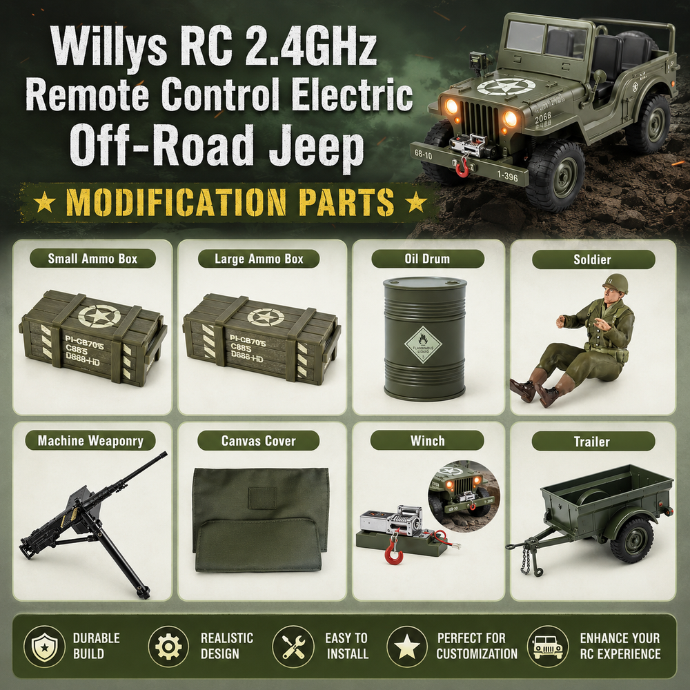 Rc Jeep extra parts bundle