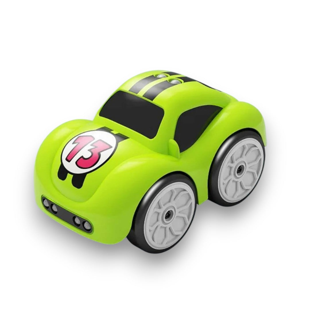 2.4GHz RC Car for Kids – Intelligent Sensor Stunt Car with Chase & Follow Modes, Music, LED Lights & Rechargeable Battery