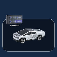 Mini Cybertruck Die-casting Rc Car 2WD 1:64 Modle Scale 2.4GHz 3-Speed Mode for Kids